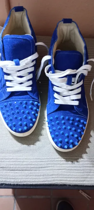 Zapatillas Christian Louboutin Azul Talla 37