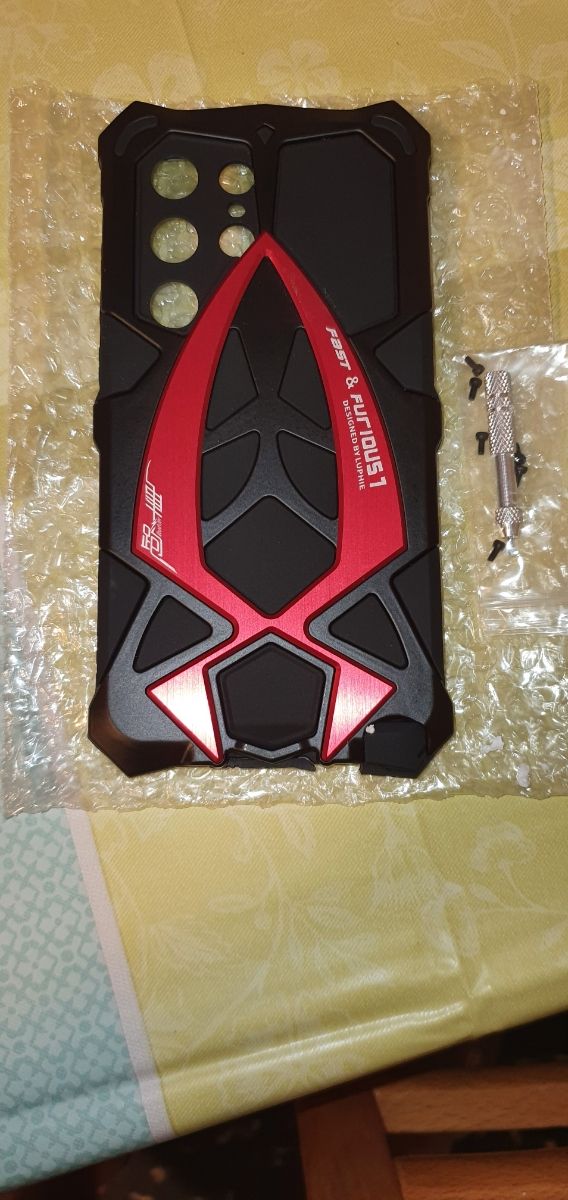 Funda Samsung S24 Ultra Negra y Roja