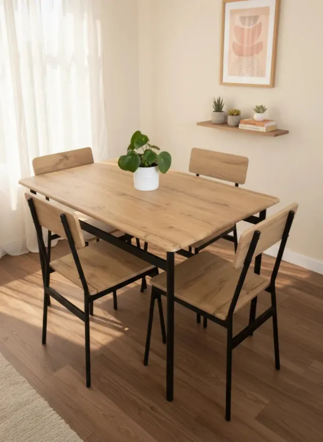 BONITA Y ECONOMICA, MESA + 4 SILLAS