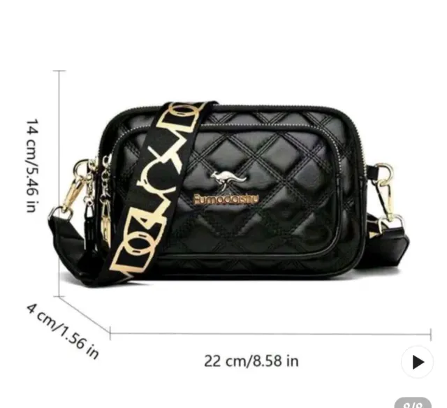 Bolso bandolera acolchado mujer