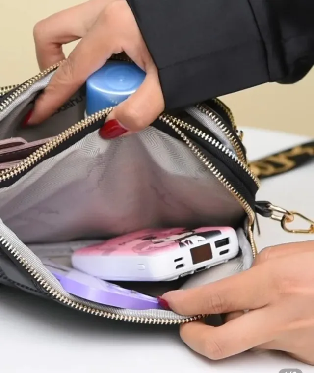 Bolso bandolera acolchado mujer