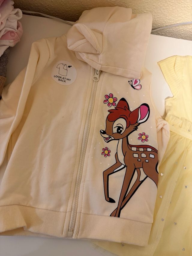 Conjunto Bambi: Vestido y Chaqueta Nuevo