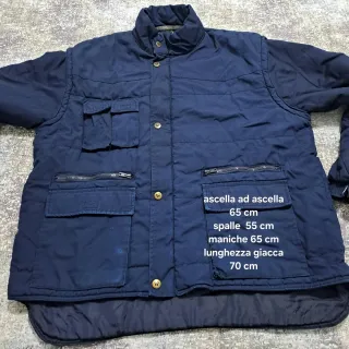 Giubbino da lavoro blu taglia XXL