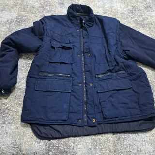 Giubbino da lavoro blu taglia XXL