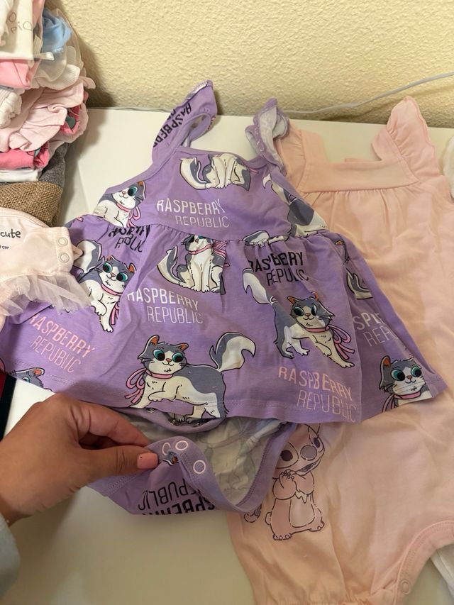 Lote Ropa Bebé Niña: Vestidos y Monos