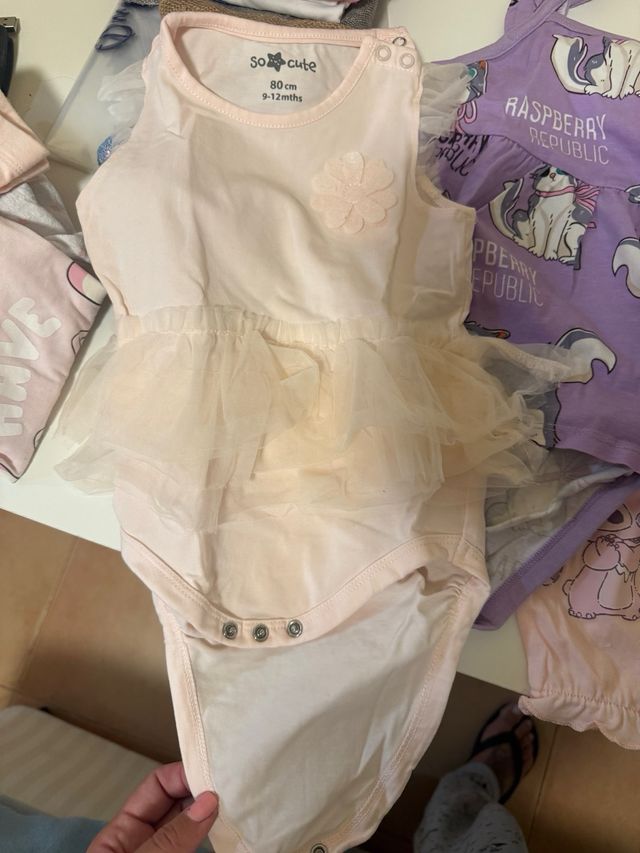 Lote Ropa Bebé Niña: Vestidos y Monos