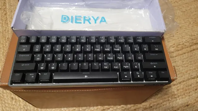 Teclado Mecánico DIERYA DK61SE negro