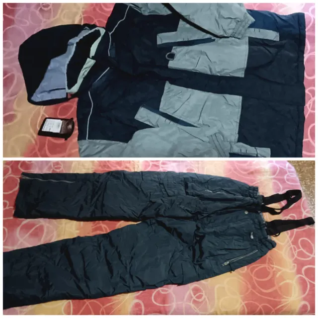 Completo sci donna nero/grigio Brugi