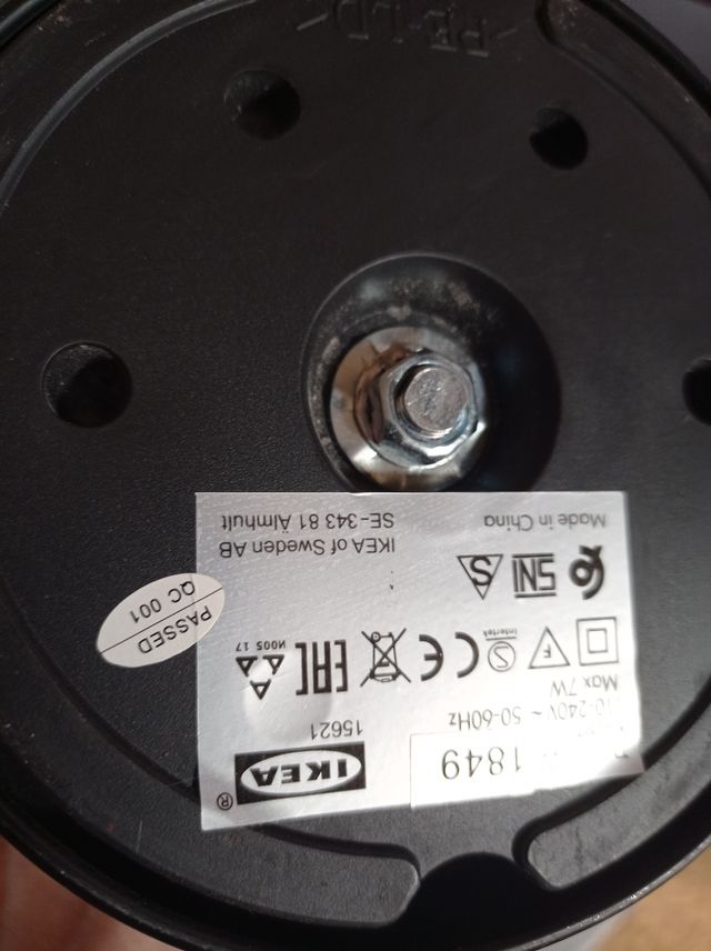 Lámpara IKEA SE-343 81 Almhult