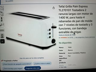 Lote 3 Tostadoras Tefal Express