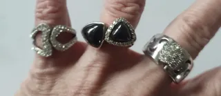 Anillos Plata Ley con Piedras