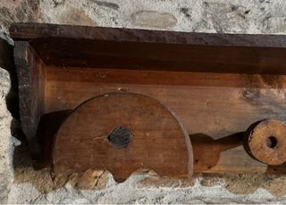 Perchero madera antiguo