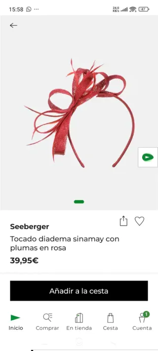 Vestido Poete corto fiesta cóctel naranja y dorado