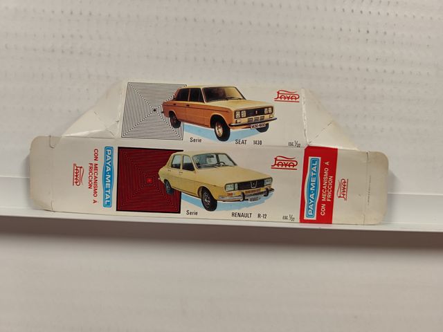 Caja Juguete Payá Metal Renault R-12