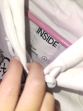 Sudadera Inside Graffiti Moderna Blanca