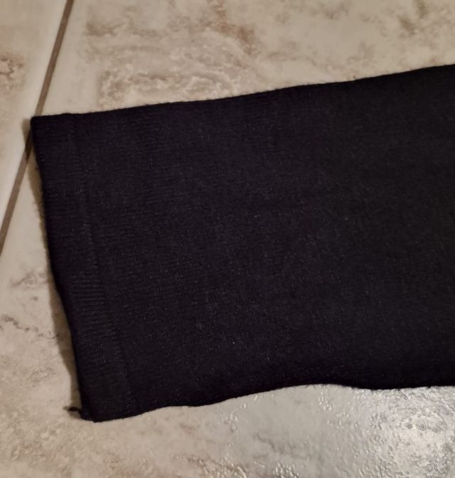 Vestido de punto negro