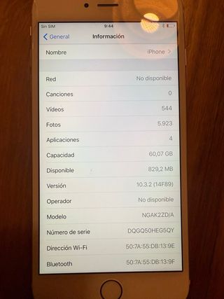 iPhone 6 Plus 64GB Oro
