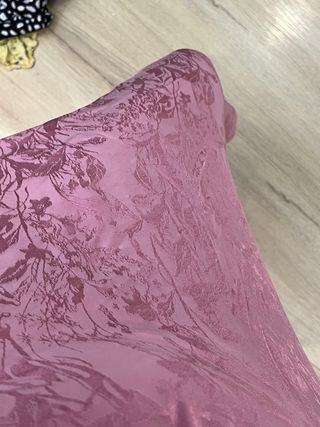 Vestido largo Hinsomnia rosa espalda al aire T.M