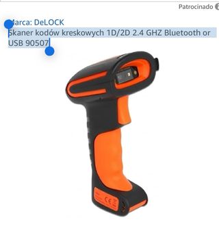 Lector Códigos DeLOCK 1D/2D Bluetooth/USB