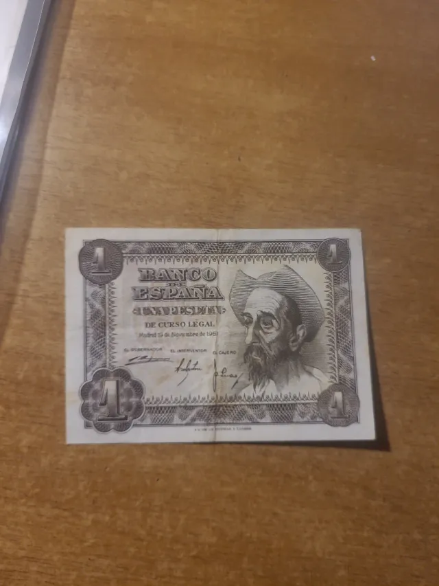 Billete 1 Peseta Banco de España 1951
