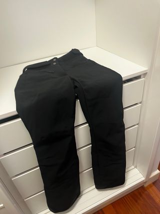 Pantalón esquí negro PISTE 500 T.34-XS