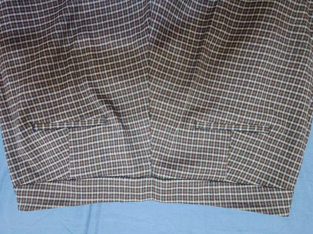 Pantalón de vestir Sfera cuadros marrón 