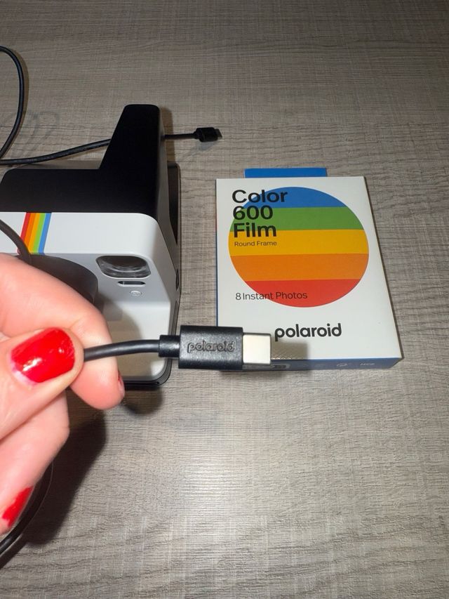 Cámara Polaroid Blanca