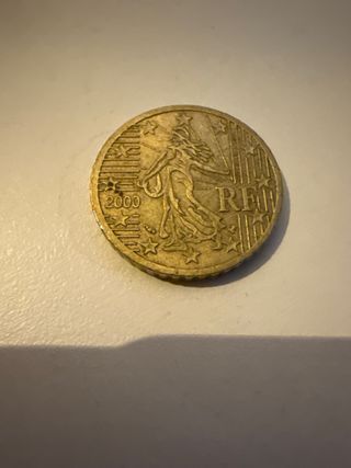 Moneda 50 céntimos 2000 RF