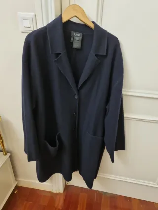 Abrigo Laurel azul marino mujer