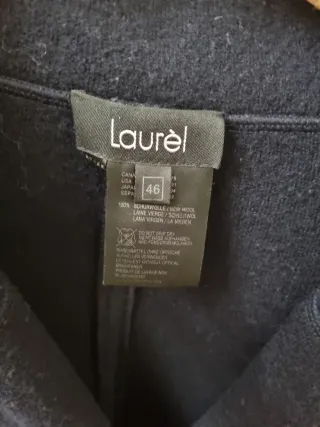 Abrigo Laurel azul marino mujer