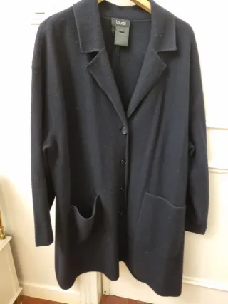 Abrigo Laurel azul marino mujer