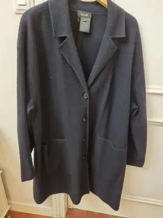 Abrigo Laurel azul marino mujer