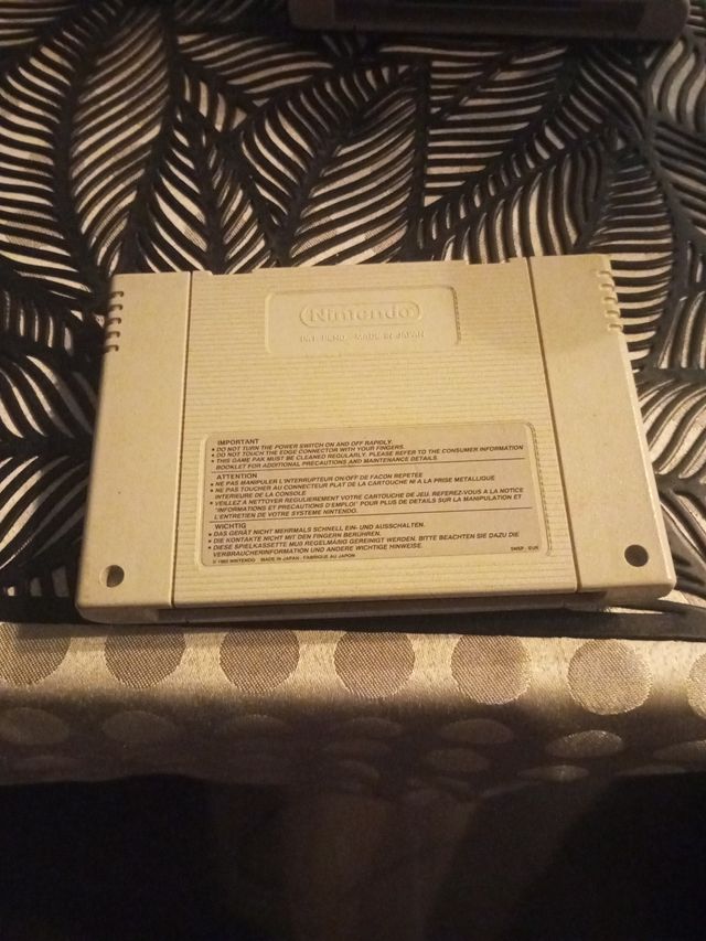 Super Nintendo Super Mario Kart SNES