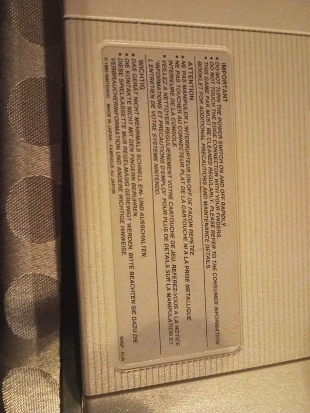 Super Nintendo Super Mario Kart SNES