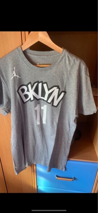 Camiseta Nike NBA BKLYN 11 Gris