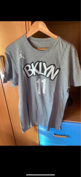 Camiseta Nike NBA BKLYN 11 Gris