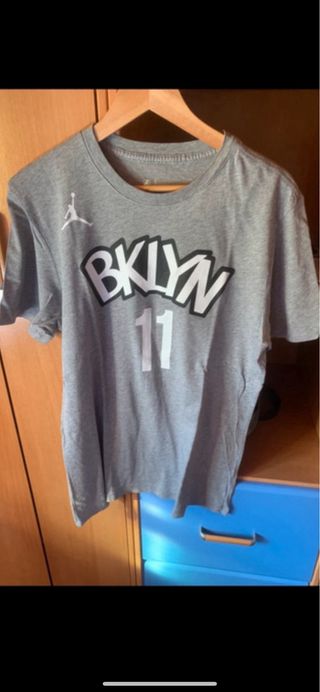 Camiseta Nike NBA BKLYN 11 Gris