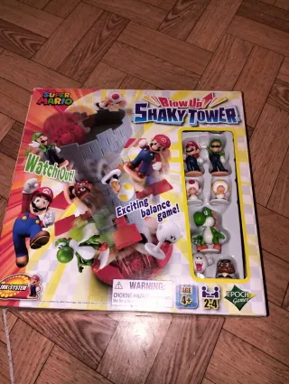 Super Mario Shaky Tower Juego de Mesa
