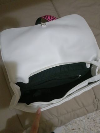 Borsa Pyrex bianca trapuntata