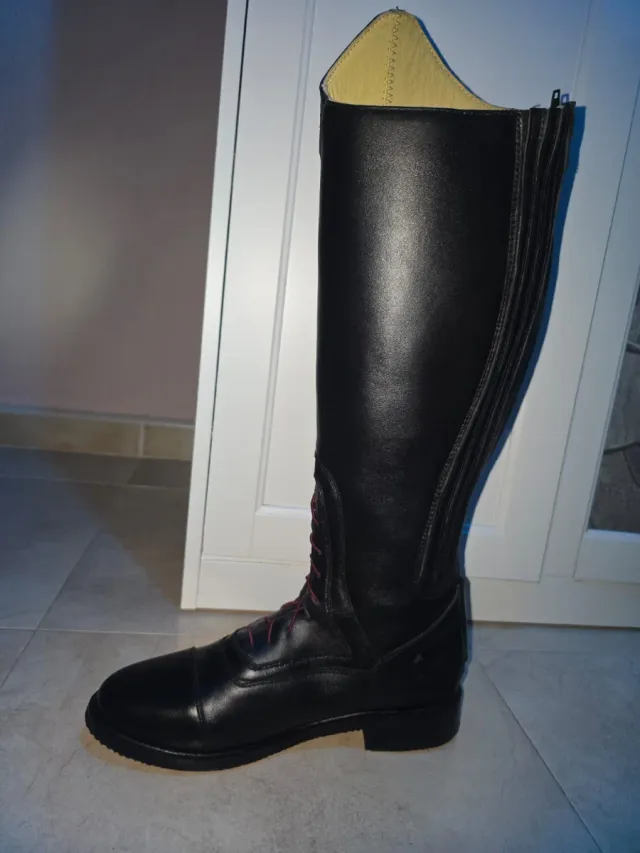 Botas de equitación negras talla 43.