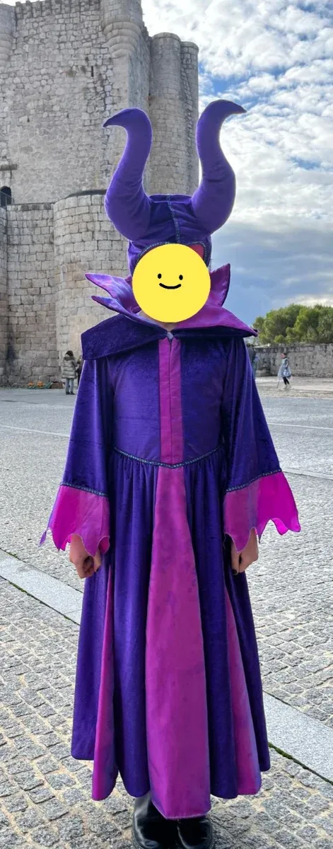 Disfraz Maléfica Morado y Rosa