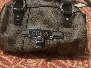 Borsetta Guess Beige/Marrone Monogram