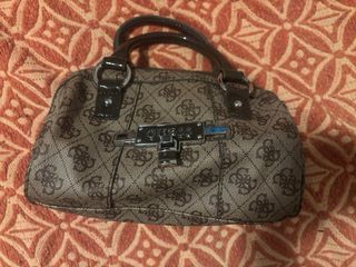 Borsetta Guess Beige/Marrone Monogram