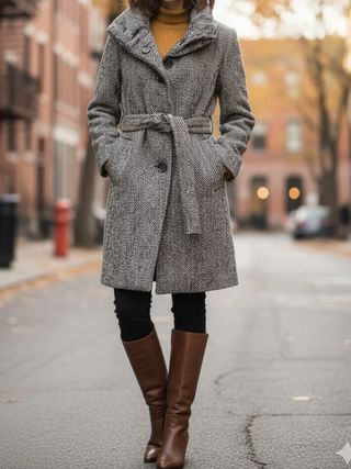 Cappotto Zara Grigio Taglia L