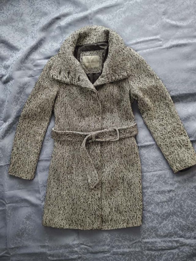 Cappotto Zara Grigio Taglia L