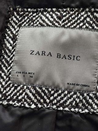 Cappotto Zara Grigio Taglia L