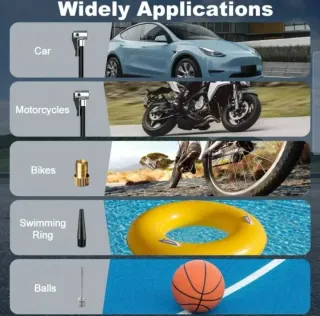 Compresor Inalámbrico de aire para ruedas