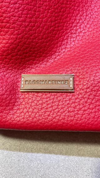 Bolso Rojo Paco Martínez- IMPECABLE. Nunca usado