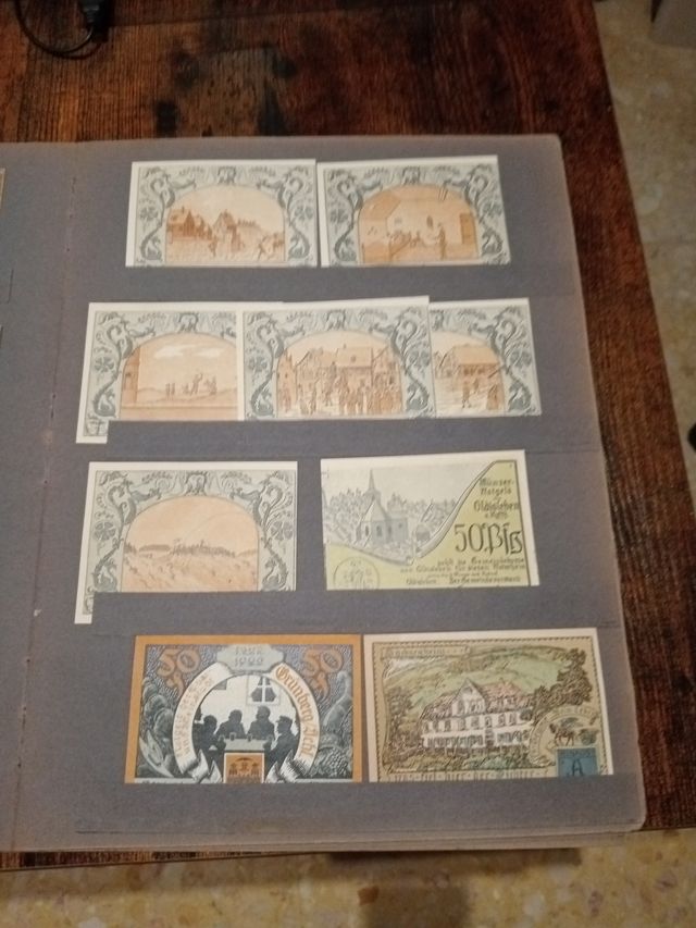 98 Billetes Notgeld Alemania 1919-1923