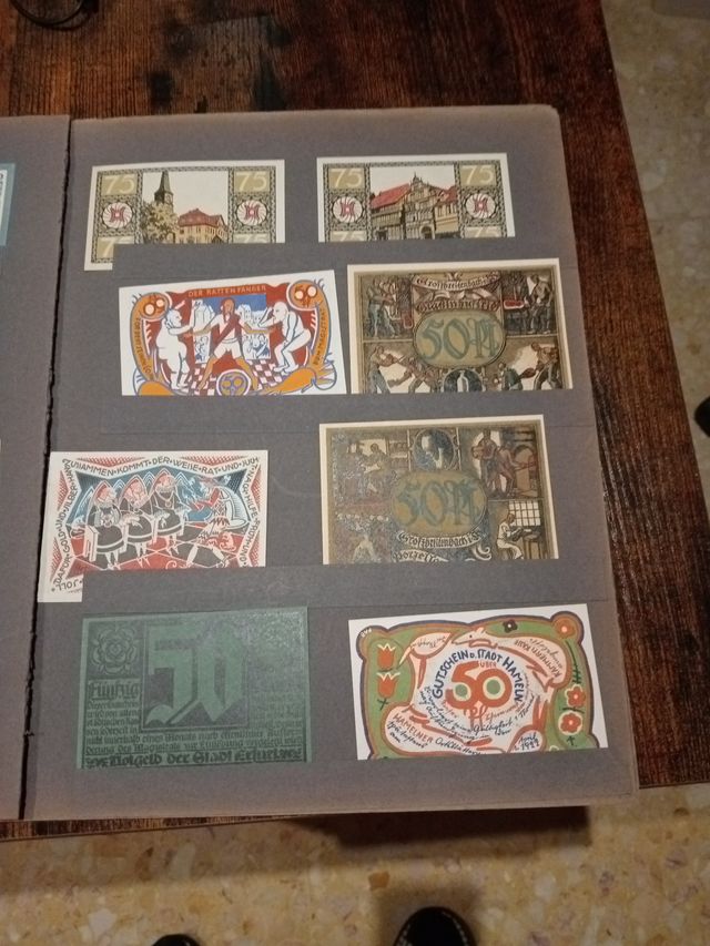 98 Billetes Notgeld Alemania 1919-1923